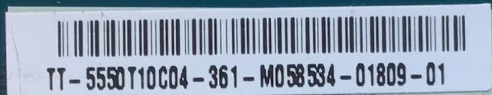 T-CON / VIZIO 55.50T10.C04 / T500HVD02.0 / 5550T10C04 / 50T10-C02 / MODELO E500I-A1 LTYWNTBP	 - Imagen 3